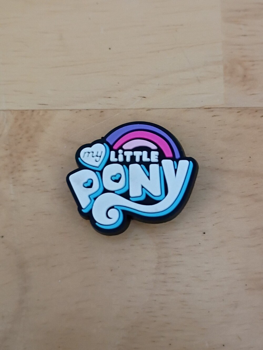 10 for $10 Jibbitz Croc Charm - My Little Pony Logo Rainbow - New Charm
